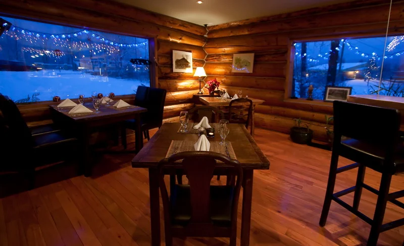 Log room interior